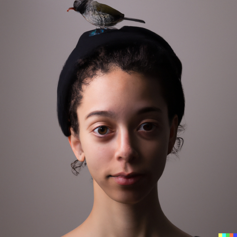 AI-generated portrait