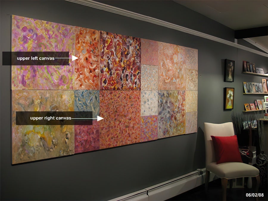 Early Spring Trees canvases.