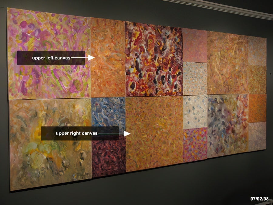 Early Spring Trees canvases.